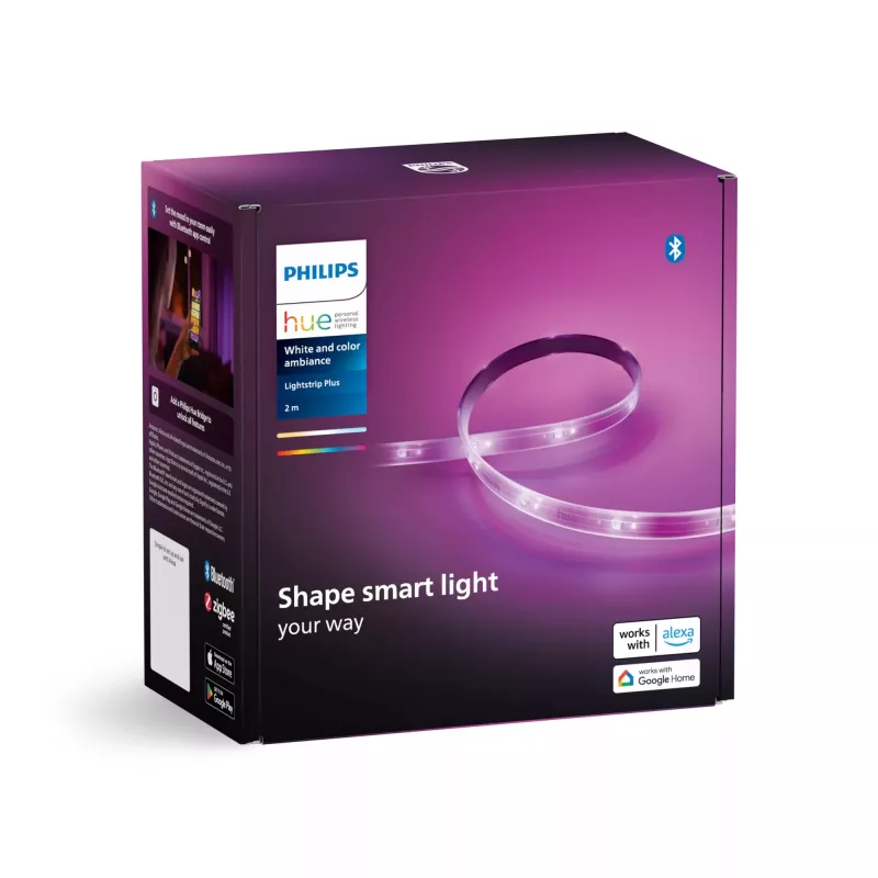 Philips Hue White and colour ambience Lightstrip Plus Basis V4 2 metre