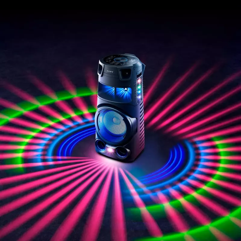 Sony MHC-V73D High Power Bluetooth® Party Speaker s omnidirekčným party zvukom a svetlom