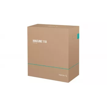 PC skriňa DeepCool MACUBE 110 WH Midi-Tower — biela, tvrdené sklo, microATX, až do 320 mm GPU, 165 mm CPU chladič, 2x3,5 palcov + 2x2,5 palcov pozície