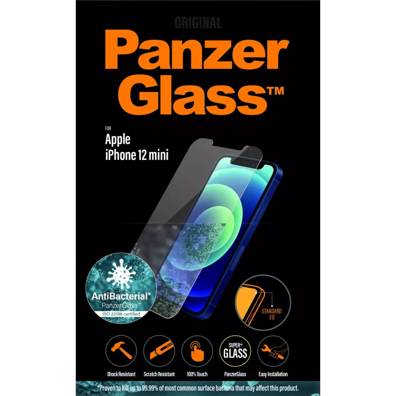 PanzerGlass Apple iPhone 12 Mini Standard Fit ochranná fólia displeja