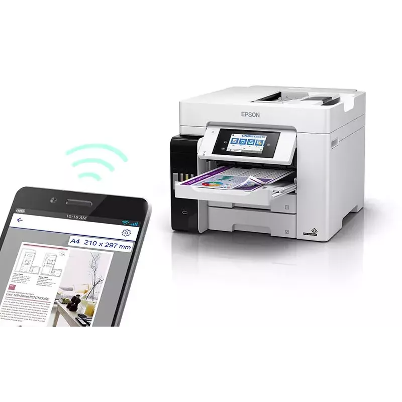 Multifunkčná tlačiareň Epson EcoTank L6580 — atramentová farebná, 4800 x 22400 dpi, 32 ppm, duplex, Wi‑Fi, A4