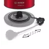 Bosch TWK3P424 rýchlovarná kanvica 1,7 L 2400 W sivá, červená