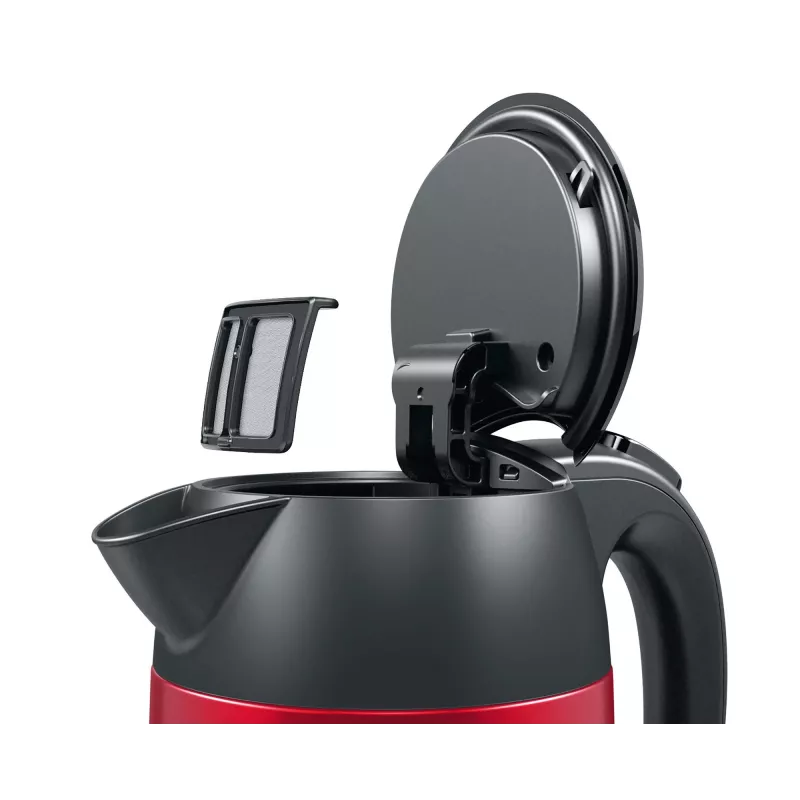 Bosch TWK3P424 rýchlovarná kanvica 1,7 L 2400 W sivá, červená