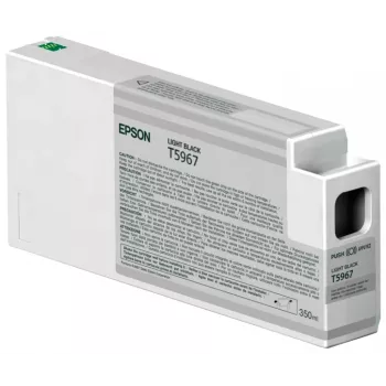 Epson samostatné balenie svetločierna T596700 UltraChrome HDR 350 ml, svetločierna, pigmentový atrament, 350 ml, 1 ks