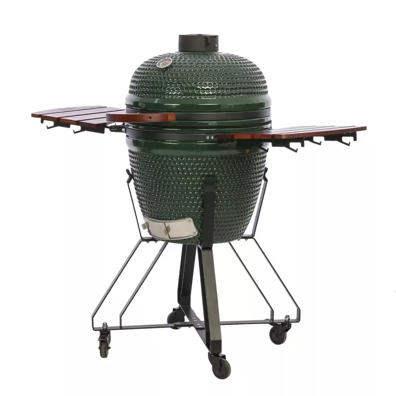 Kamado gril na drevené uhlie TUNABONE TunaBone Classic 21 palcov veľkosť M zelená