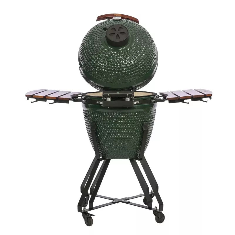 Kamado gril na drevené uhlie TUNABONE TunaBone Classic 21 palcov veľkosť M zelená