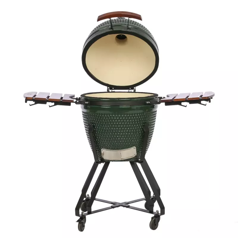 Kamado gril na drevené uhlie TUNABONE TunaBone Classic 21 palcov veľkosť M zelená