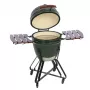 Kamado gril na drevené uhlie TUNABONE TunaBone Classic 21 palcov veľkosť M zelená