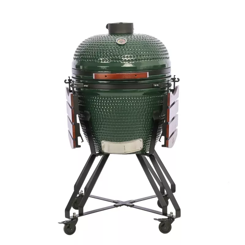 Keramický kamado gril TUNABONE Classic 23 palcov (veľkosť L) zelená