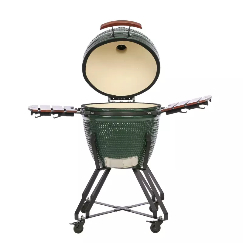 Keramický kamado gril TUNABONE Classic 23 palcov (veľkosť L) zelená