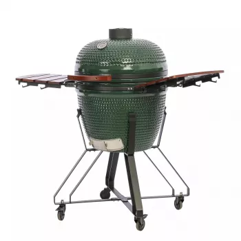 Keramický kamado gril TUNABONE Classic 23 palcov (veľkosť L) zelená