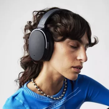 Slúchadlá Skullcandy Hesh ANC — Over-Ear káblové & bezdrôtové, Bluetooth 5.0, ANC, USB-C, 22 h výdrž batérie, 3,5 mm, čierna