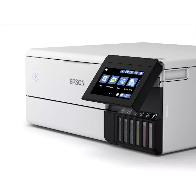 Multifunkčná atramentová tlačiareň Epson EcoTank L8160 — farebná tlač, 5760x1440 DPI, 32 ppm, A4, Wi‑Fi, duplex