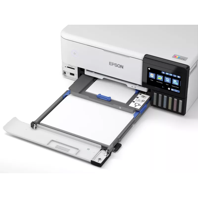 Multifunkčná atramentová tlačiareň Epson EcoTank L8160 — farebná tlač, 5760x1440 DPI, 32 ppm, A4, Wi‑Fi, duplex
