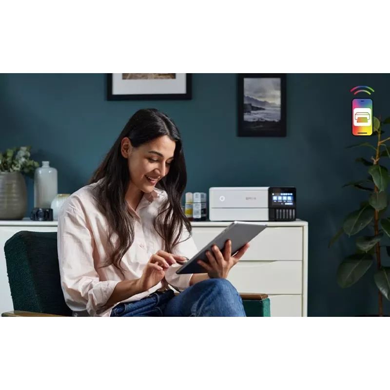 Multifunkčná atramentová tlačiareň Epson EcoTank L8160 — farebná tlač, 5760x1440 DPI, 32 ppm, A4, Wi‑Fi, duplex