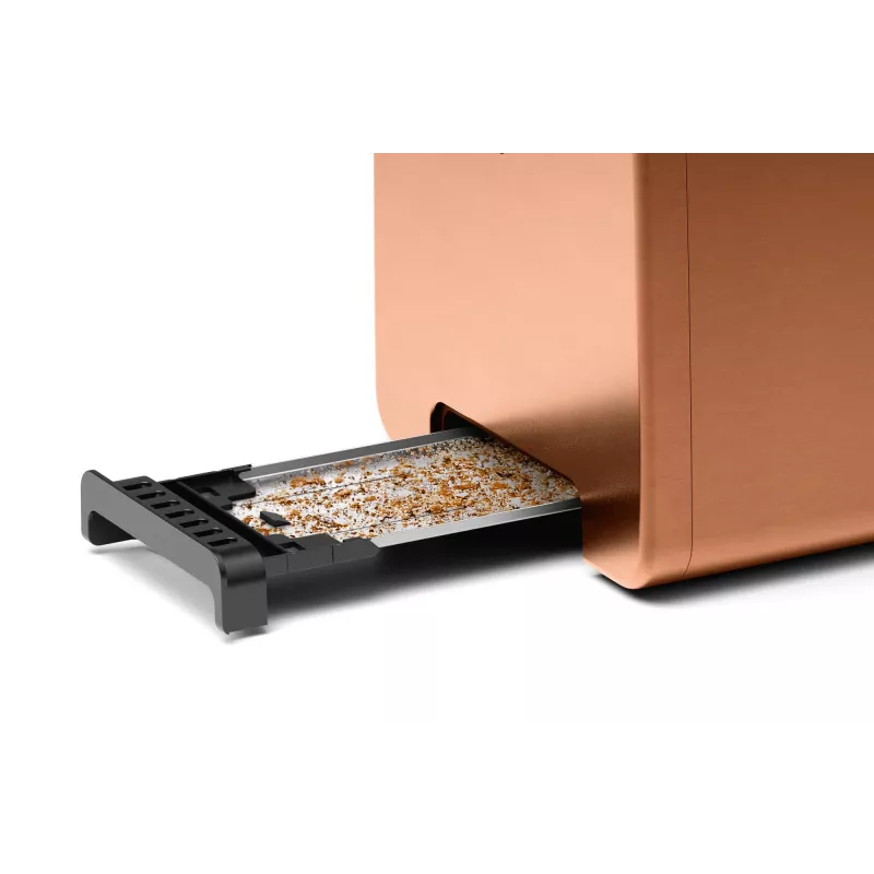 Hriankovač Bosch TAT4P429 2 plátky 970 W čierna/hnedá, kompaktný nerez