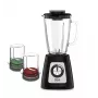 Stolný mixér Tefal BlendForce II BL4388 — 800 W, 1,25 l sklenená nádoba, drvenie ľadu, čierna/brúsený nerez