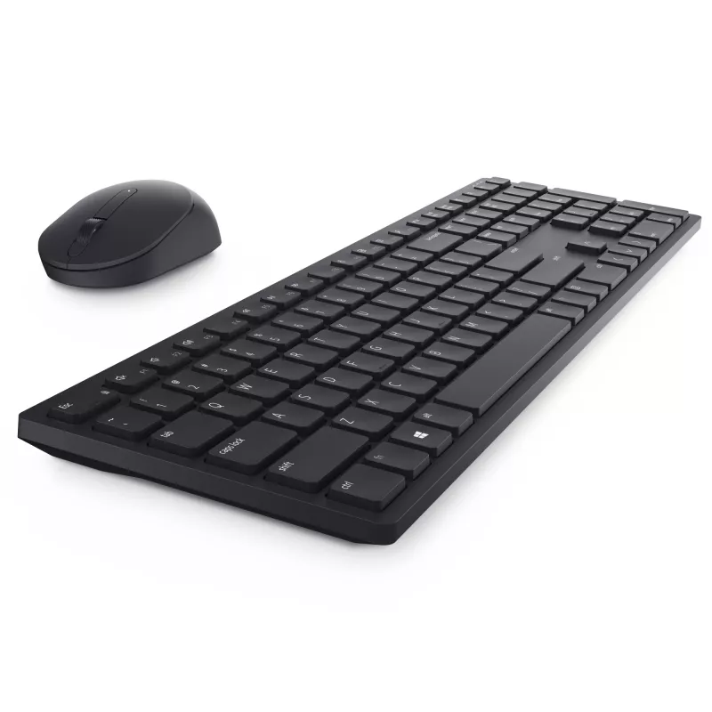 DELL Pro klávesnica a myš - KM5221W - US International (QWERTY) - čierna - (RTL BOX)