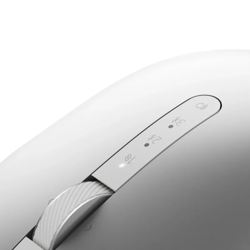 DELL Pro Premium Compact myš – MS7421W – platinová-strieborná, obojručná, optická, RF Wireless + Bluetooth, 1600 DPI, platinová, strieborná (otvorený obal)