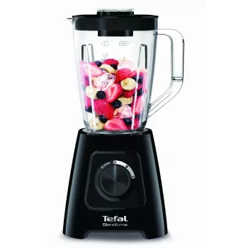 Stolný mixér Tefal BL4208 — 600 W, 1,25 l plastová nádoba, 2 rýchlosti, drvenie ľadu, čierny