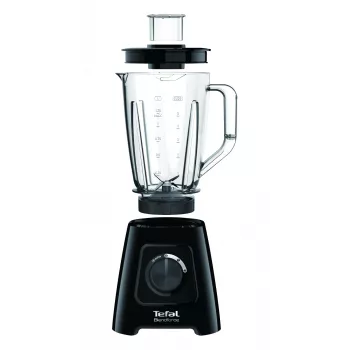 Stolný mixér Tefal BL4208 — 600 W, 1,25 l plastová nádoba, 2 rýchlosti, drvenie ľadu, čierny