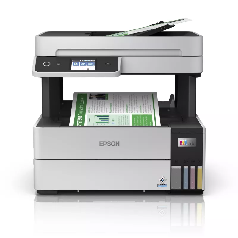 Multifunkčná tlačiareň Epson EcoTank L6460 — atramentová farebná, 4800x1200 dpi, 37 ppm, A4 duplex, Wi‑Fi, Ethernet