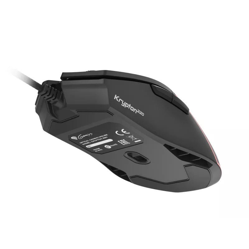 GENESIS Krypton 220 herná myš pre pravákov USB Type-A optická 6400 DPI