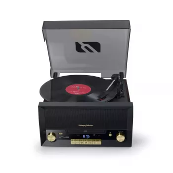Gramofón s priamym pohonom Muse MT-112 W — poloautomatický, 20 W RMS, 3,5 mm výstup, LCD, AC 100–240 V