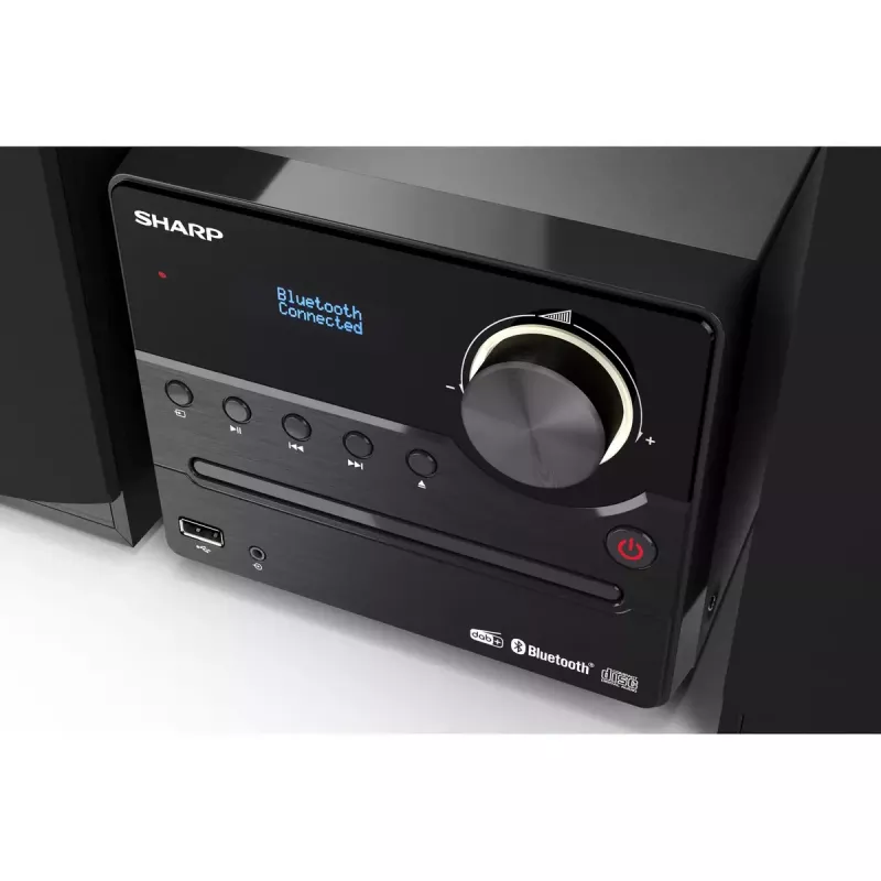 Sharp XL-B517D domáci audio mikrosystém 45 W čierny
