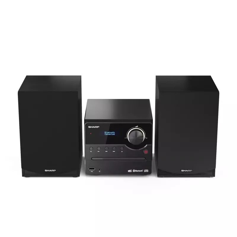 Sharp XL-B517D domáci audio mikrosystém 45 W čierny
