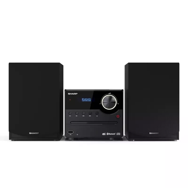 Sharp XL-B517D domáci audio mikrosystém 45 W čierny