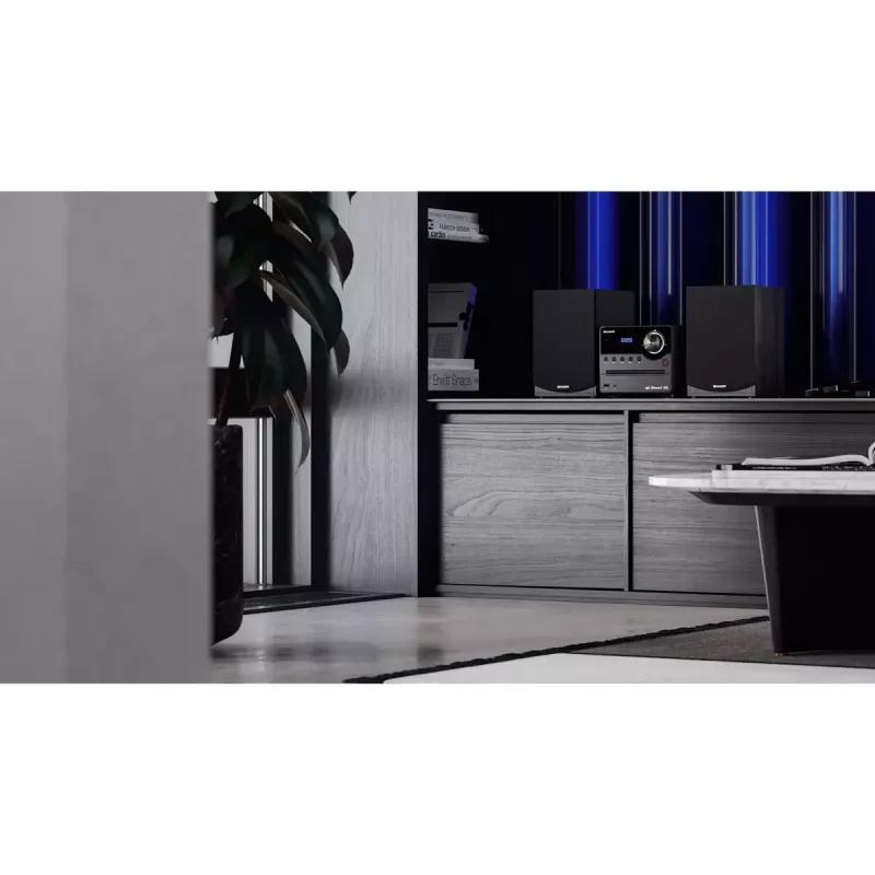 Sharp XL-B517D domáci audio mikrosystém 45 W čierny