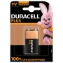 Jednorazová batéria Duracell 9V Plus 100 alkalická, 9 V, 1 ks