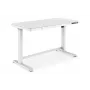 DIGITUS Elektricky výškovo nastaviteľný stôl 120x60x12cm s USB biely