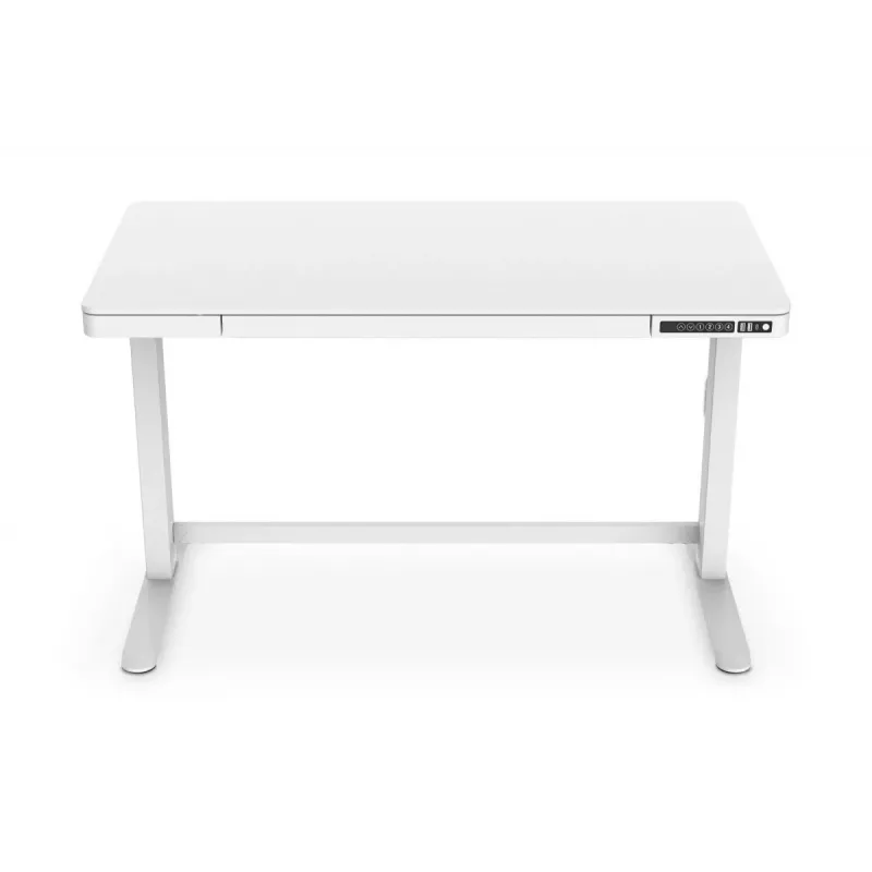 DIGITUS Elektricky výškovo nastaviteľný stôl 120x60x12cm s USB biely