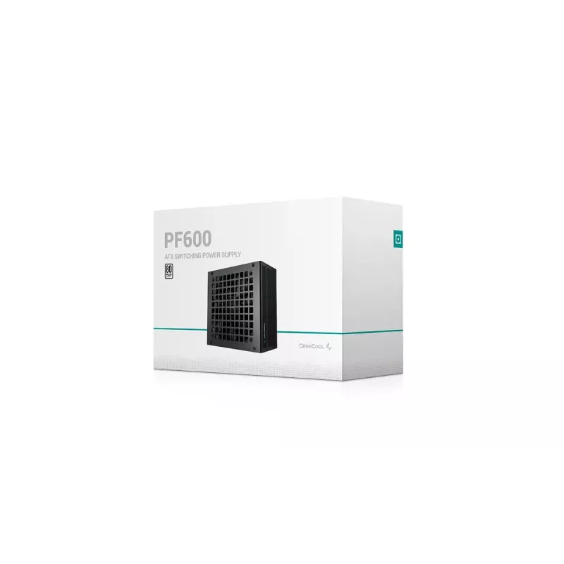 Napájací zdroj DeepCool PF600 600 W, ATX 2.4, 80 PLUS, 48 A na +12V, 120 mm ventilátor, nemodulárny