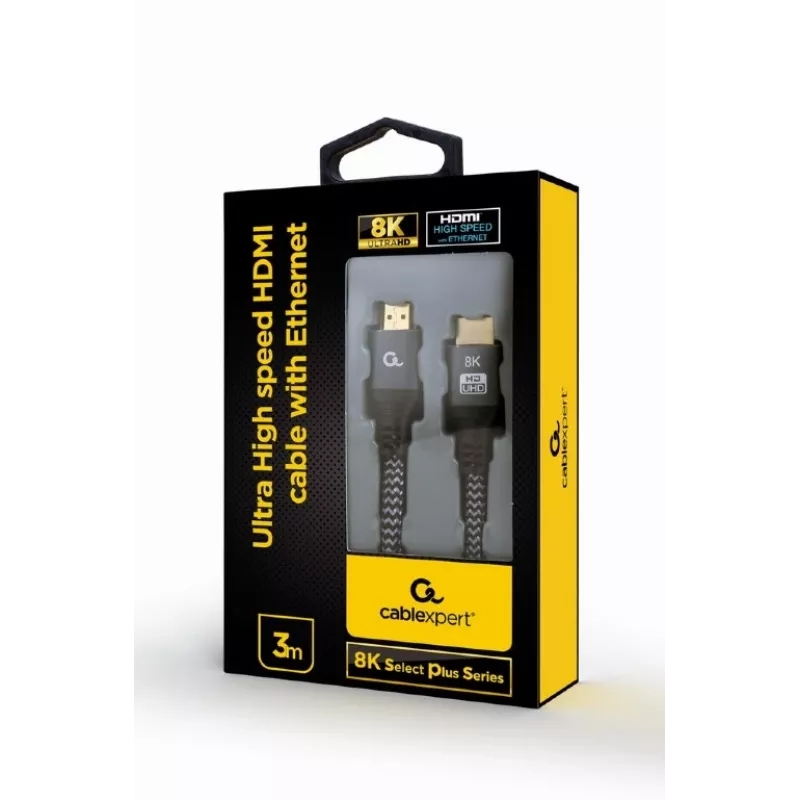 GEMBIRD Ultra High Speed HDMI kábel s Ethernetom, „8K Select Plus Series“, 3 m