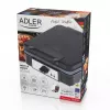 Waffleovač Adler AD 3049, 4 štvorcové wafle, nepriľnavý povrch, 1800 W, čierny
