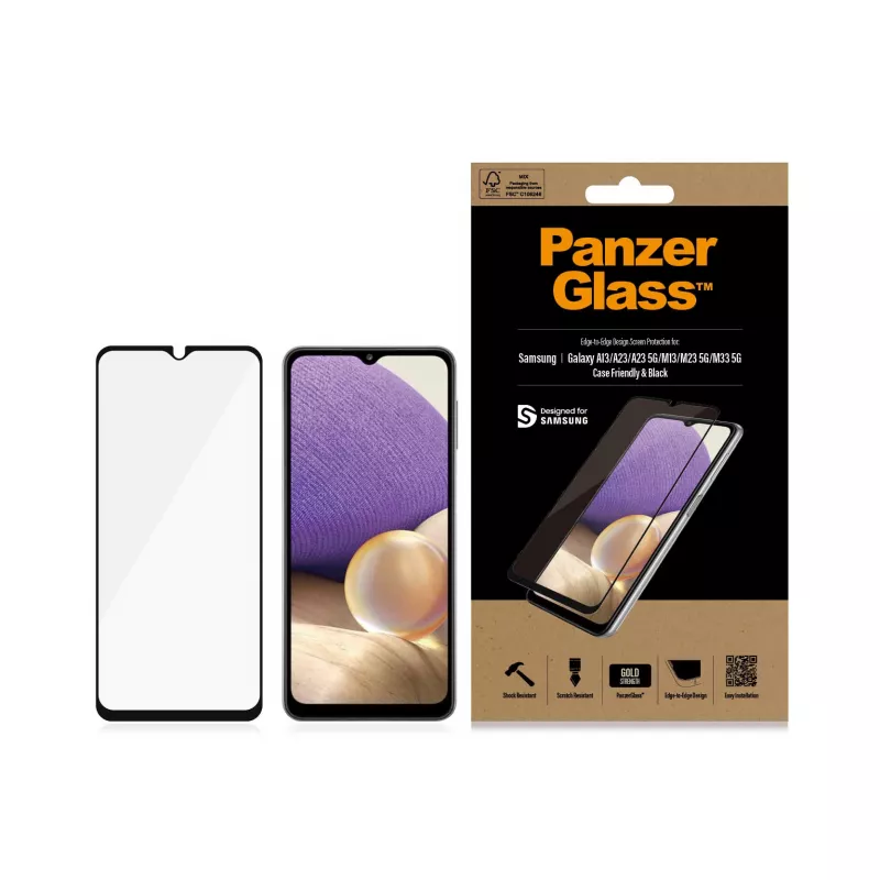 PanzerGlass ® ochranná fólia displeja pre Samsung Galaxy A13 | A23 | A23 5G | M13 | M23 5G | M33 5G