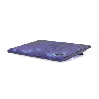 GEMBIRD chladiaci stojan na notebook 15.6in, kompaktný s dvoma ventilátormi - čierny