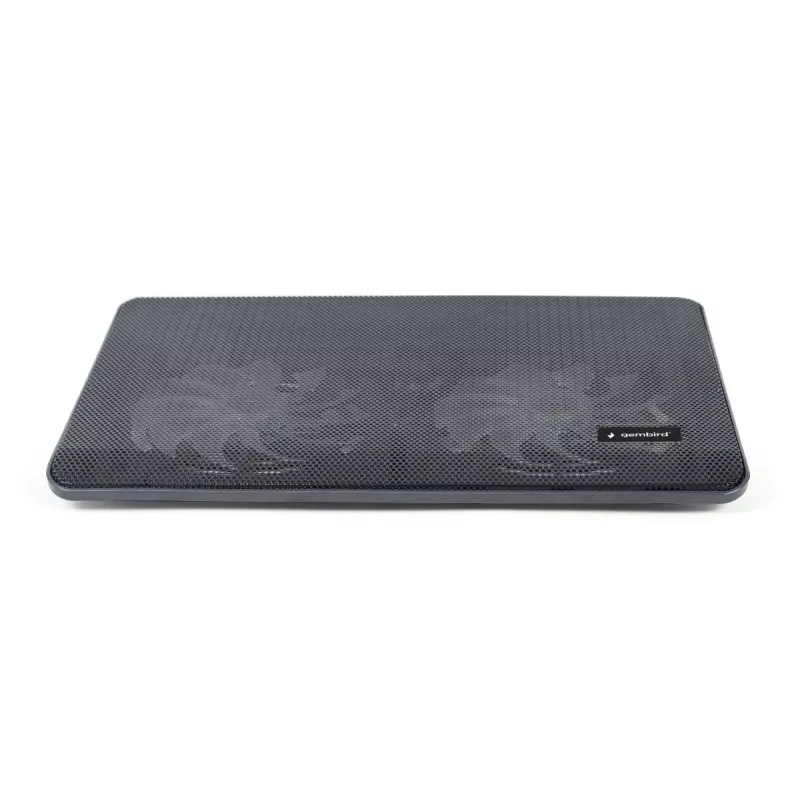 GEMBIRD chladiaci stojan na notebook 15.6in, kompaktný s dvoma ventilátormi - čierny