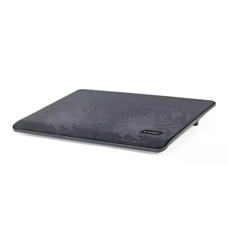 GEMBIRD chladiaci stojan na notebook 15.6in, kompaktný s dvoma ventilátormi - čierny