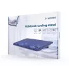 GEMBIRD chladiaci stojan na notebook 15.6in, kompaktný s dvoma ventilátormi - čierny
