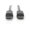 DIGITUS DisplayPort prepojovací kábel, DP M/M, 3 m so zaistením, Ultra HD 8K, verzia 1.3/1.4, čierny