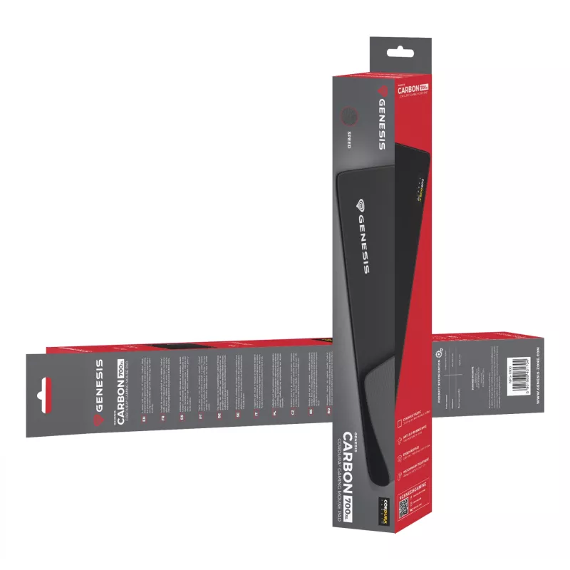 GENESIS Carbon 700 XL podložka pod myš čierna