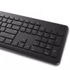 Bezdrôtová sada klávesnice a myši Dell KM3322W — full-size QWERTY, RF bezdrôtová, čierna, na kancelárske použitie