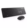 Bezdrôtová sada klávesnice a myši Dell KM3322W — full-size QWERTY, RF bezdrôtová, čierna, na kancelárske použitie