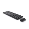 Bezdrôtová sada klávesnice a myši Dell KM3322W — full-size QWERTY, RF bezdrôtová, čierna, na kancelárske použitie