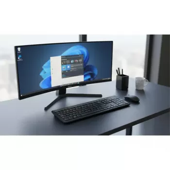 Bezdrôtová sada klávesnice a myši Dell KM3322W — full-size QWERTY, RF bezdrôtová, čierna, na kancelárske použitie