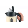 Elektrická kanvica Bosch TWK4P437 1,7 L, 2400 W, nerezové telo, bezdrôtová, béžová/čierna